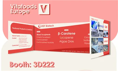 Pridružite se HSF Biotech u Vitafoods Europe 2025!
